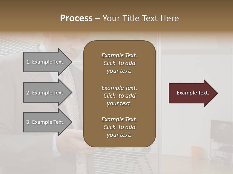 Glass Inside Royaltyfree PowerPoint Template