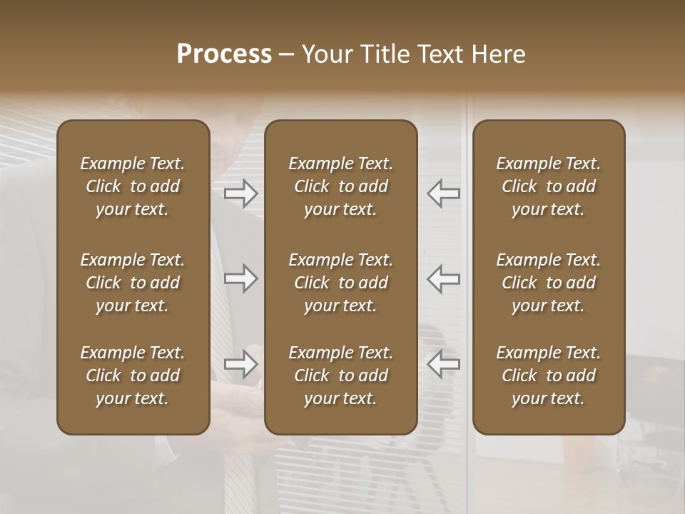 Glass Inside Royaltyfree PowerPoint Template