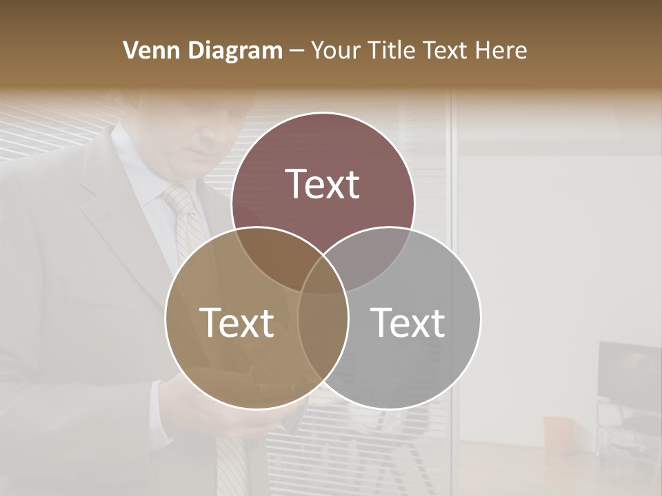 Glass Inside Royaltyfree PowerPoint Template