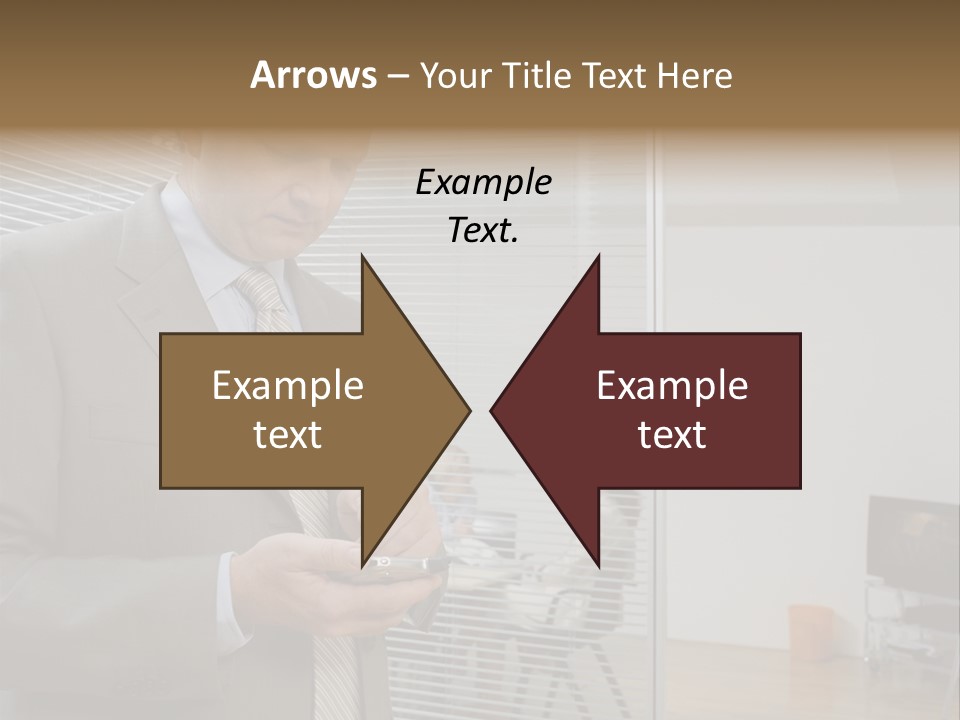 Glass Inside Royaltyfree PowerPoint Template
