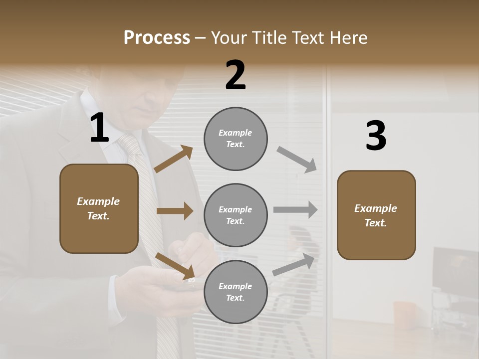 Glass Inside Royaltyfree PowerPoint Template
