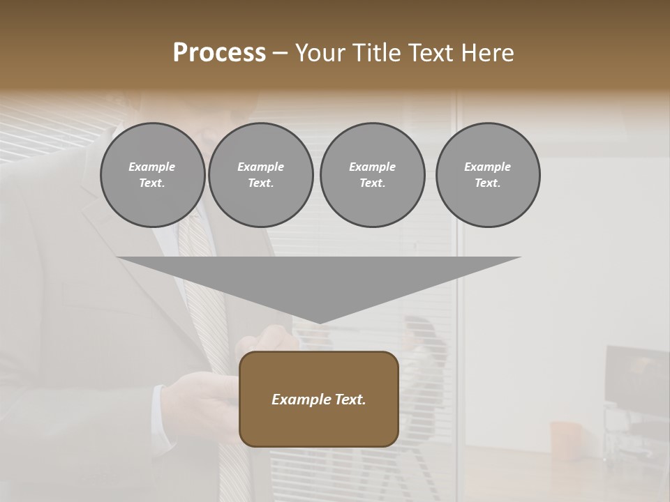 Glass Inside Royaltyfree PowerPoint Template