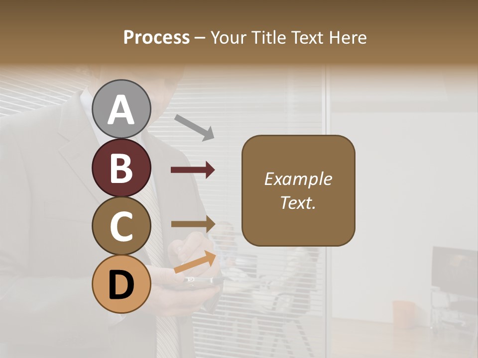 Glass Inside Royaltyfree PowerPoint Template