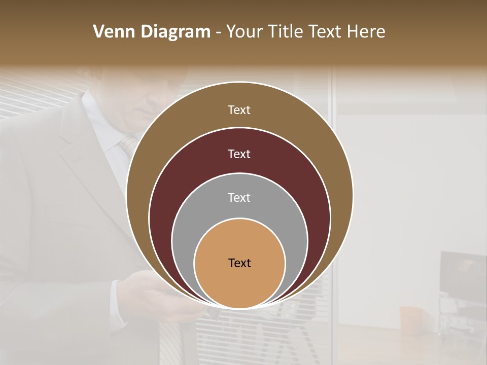 Glass Inside Royaltyfree PowerPoint Template