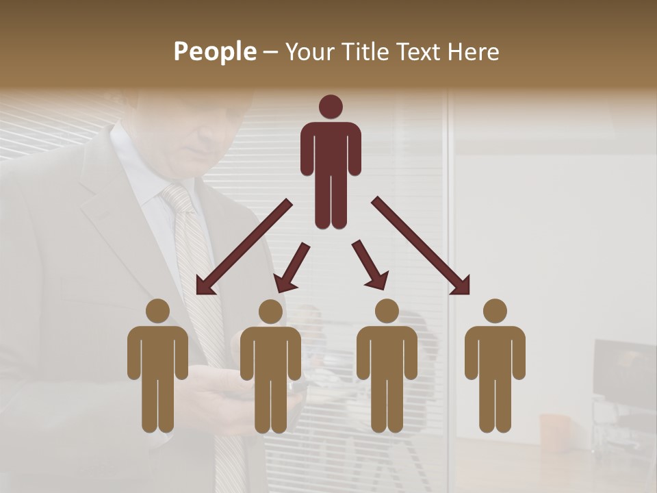 Glass Inside Royaltyfree PowerPoint Template