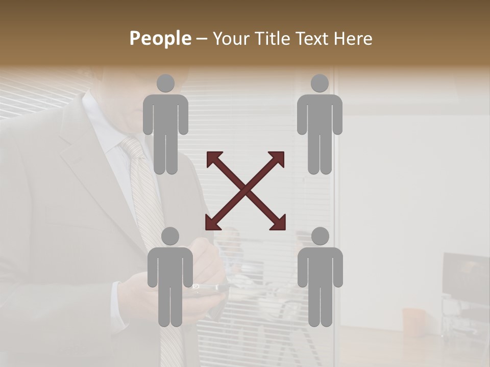 Glass Inside Royaltyfree PowerPoint Template