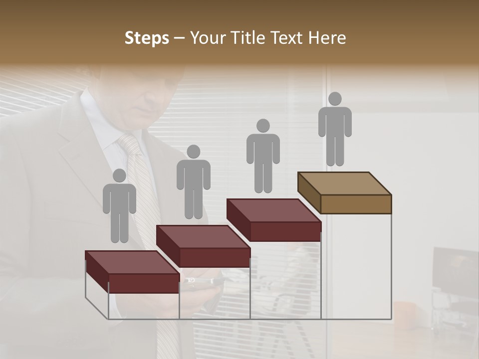 Glass Inside Royaltyfree PowerPoint Template