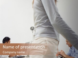 Male Someone  PowerPoint Template