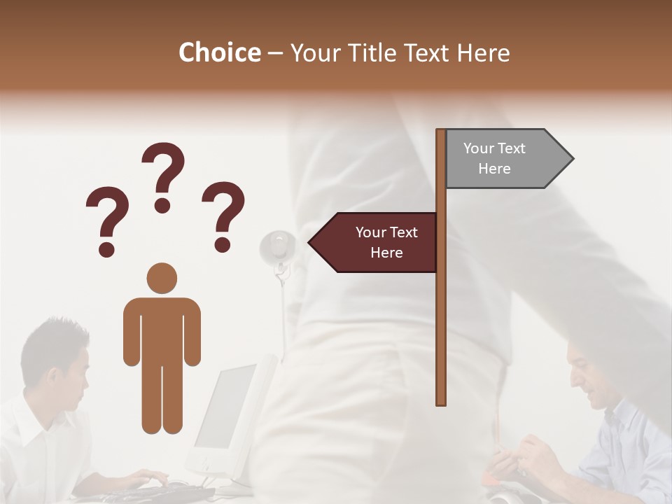 Male Someone  PowerPoint Template