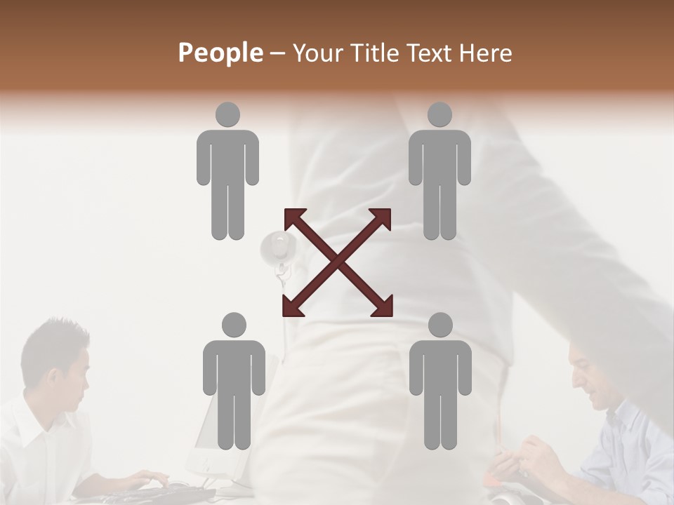 Male Someone  PowerPoint Template