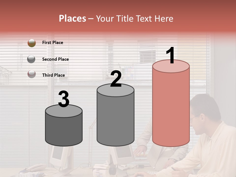 Ages Technology Man PowerPoint Template