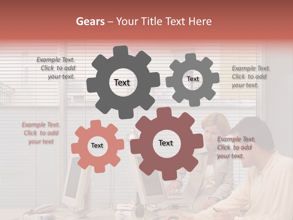 Ages Technology Man PowerPoint Template