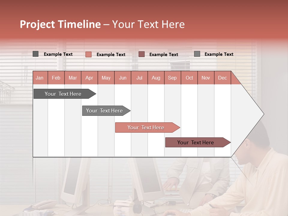 Ages Technology Man PowerPoint Template