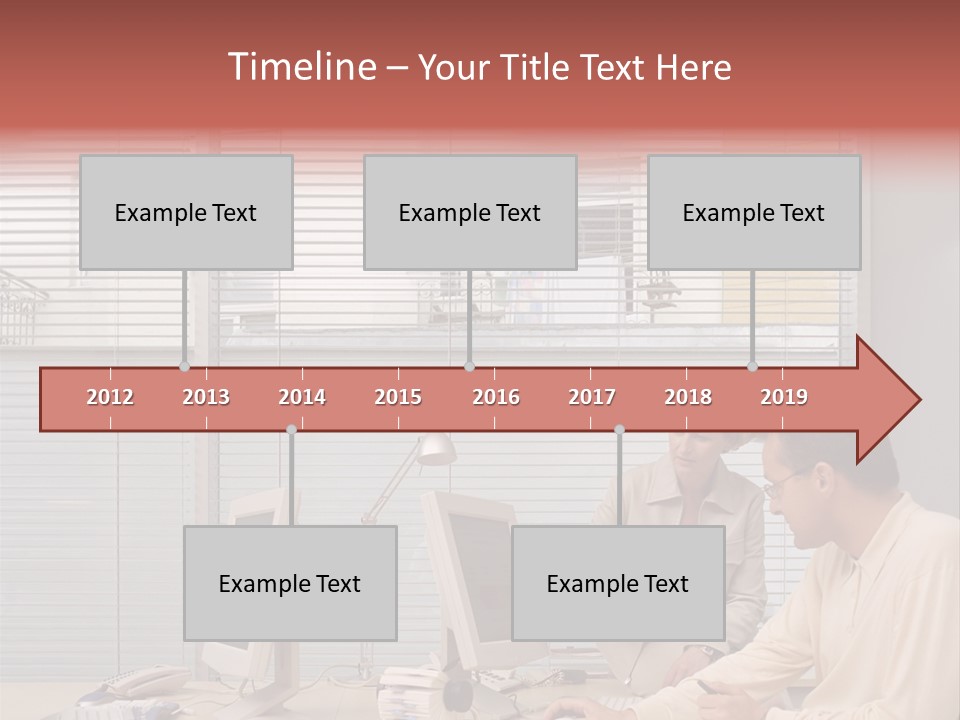Ages Technology Man PowerPoint Template