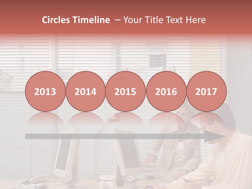 Ages Technology Man PowerPoint Template