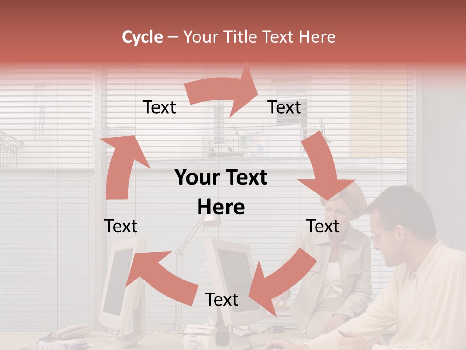 Ages Technology Man PowerPoint Template