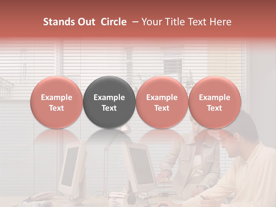 Ages Technology Man PowerPoint Template