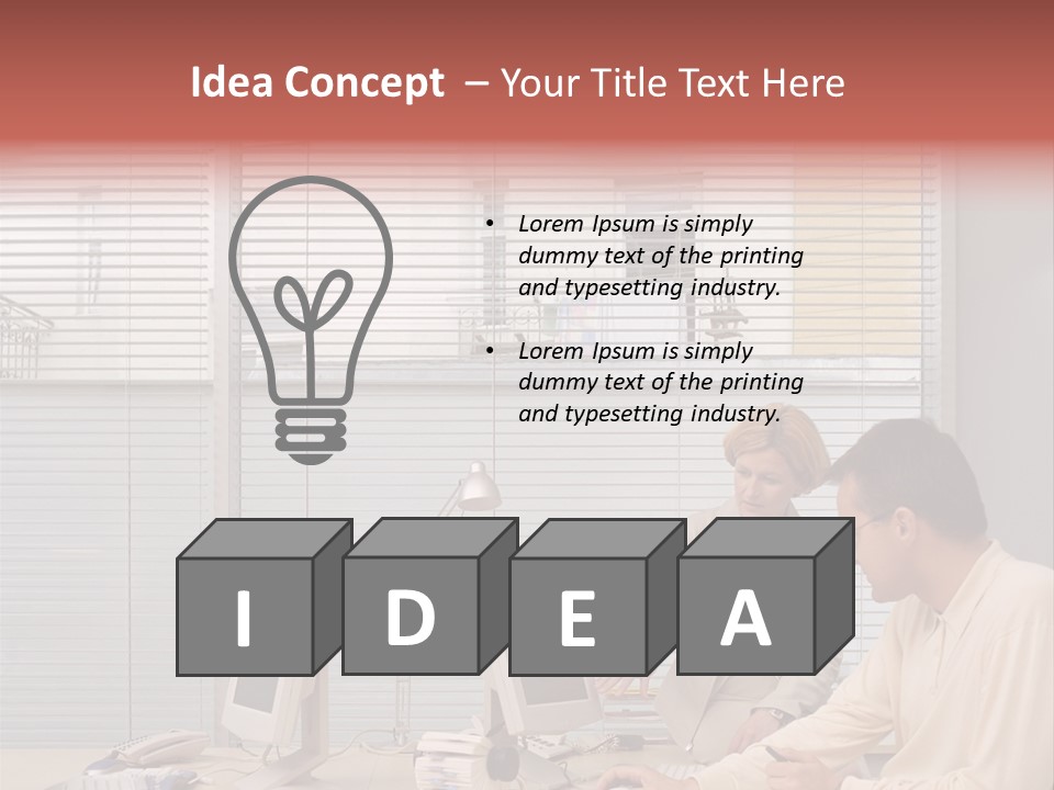 Ages Technology Man PowerPoint Template