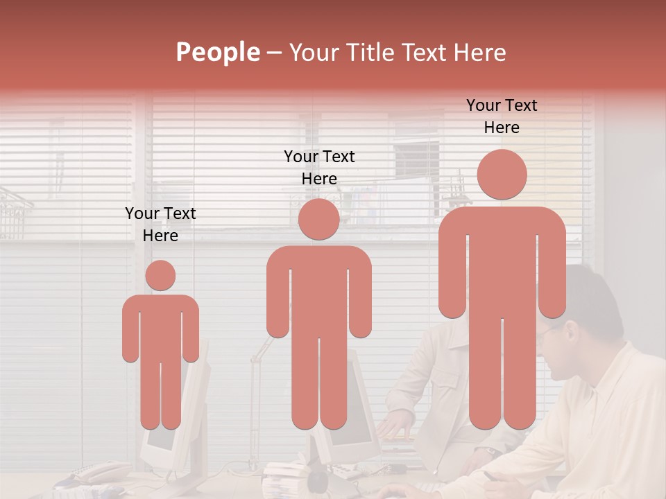 Ages Technology Man PowerPoint Template