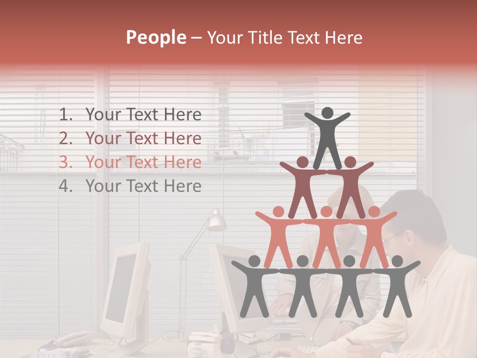 Ages Technology Man PowerPoint Template