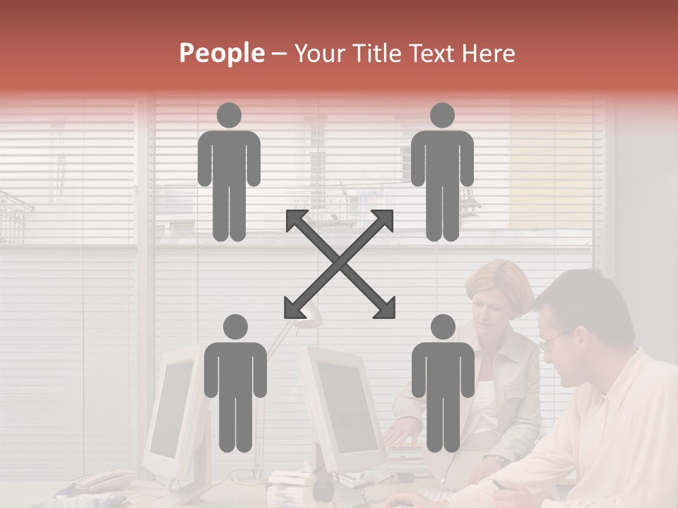 Ages Technology Man PowerPoint Template