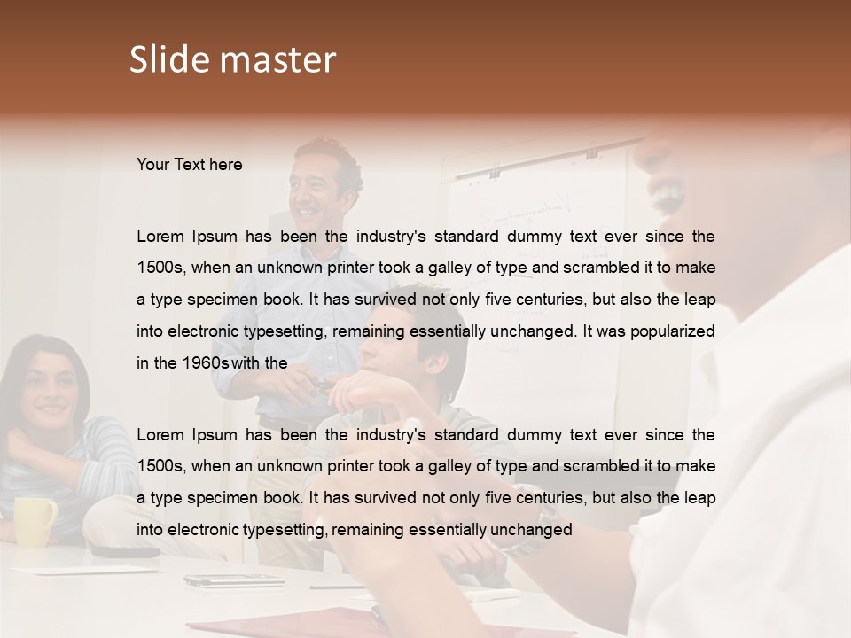 Man Occupation Inside PowerPoint Template