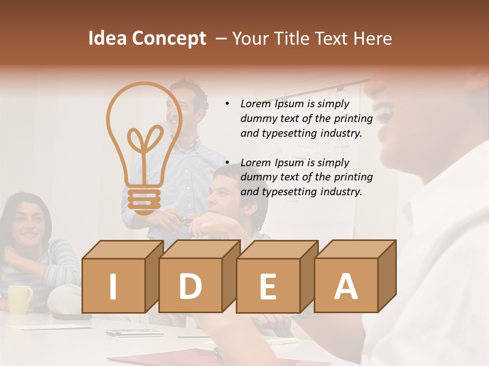 Man Occupation Inside PowerPoint Template