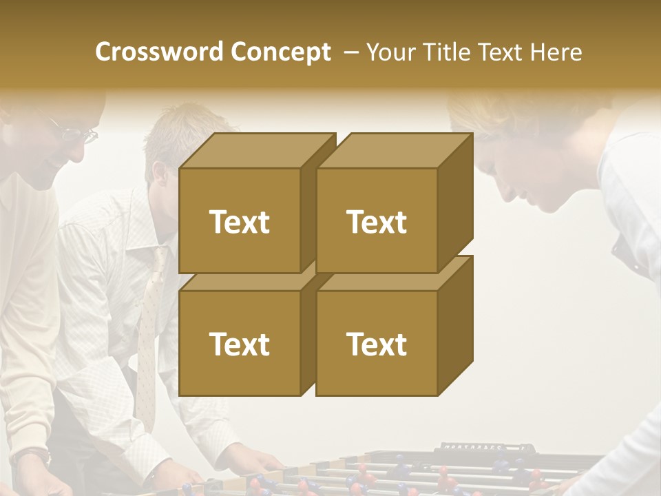 Male Posters Stockphotographs PowerPoint Template