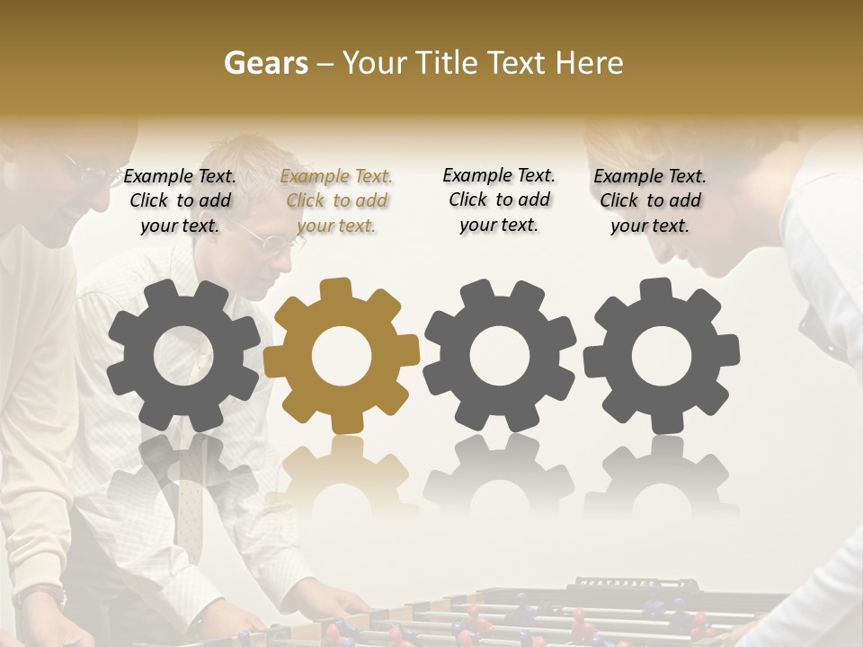 Male Posters Stockphotographs PowerPoint Template