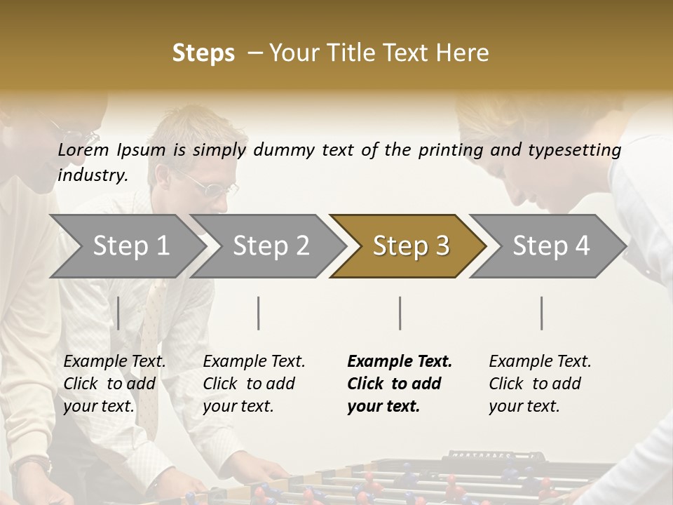 Male Posters Stockphotographs PowerPoint Template