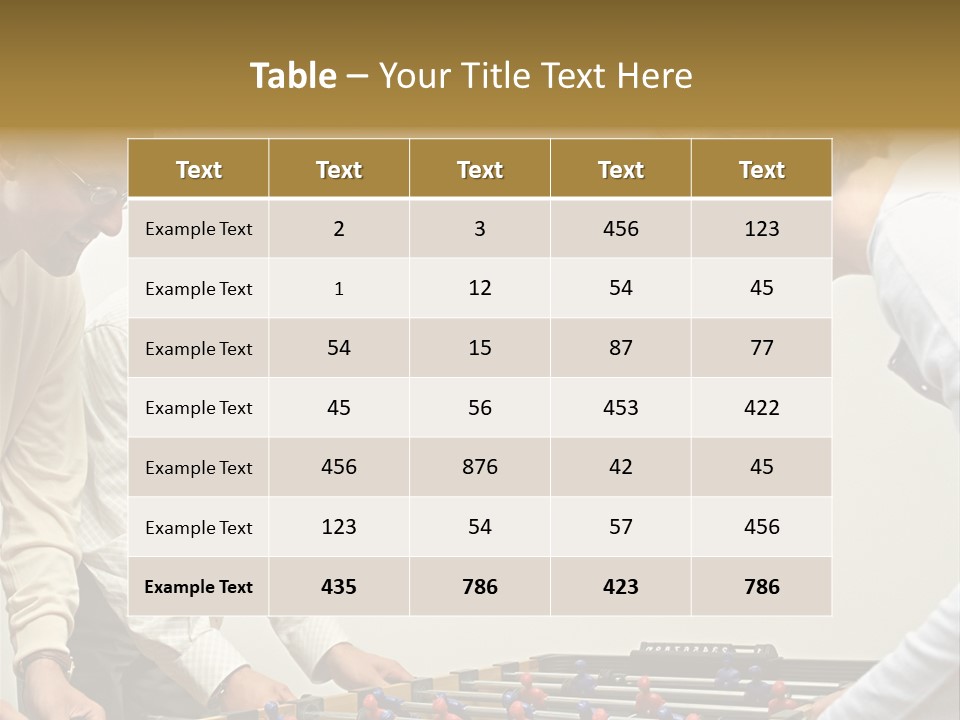 Male Posters Stockphotographs PowerPoint Template