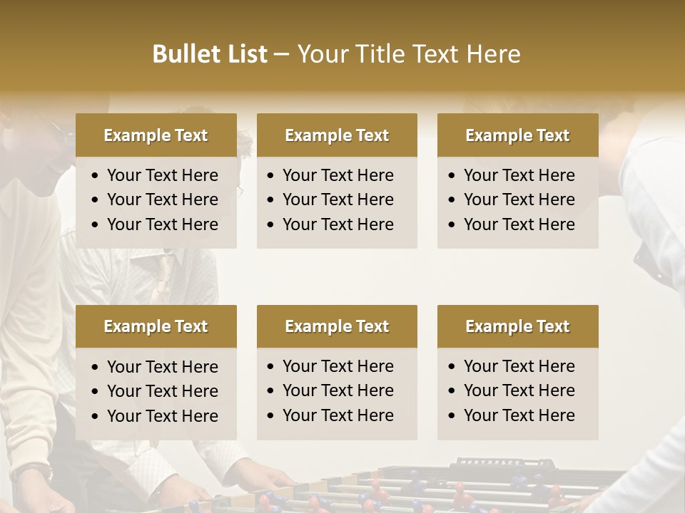 Male Posters Stockphotographs PowerPoint Template