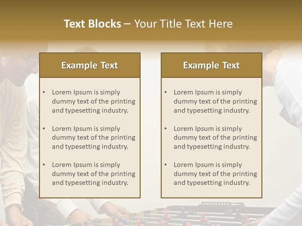 Male Posters Stockphotographs PowerPoint Template