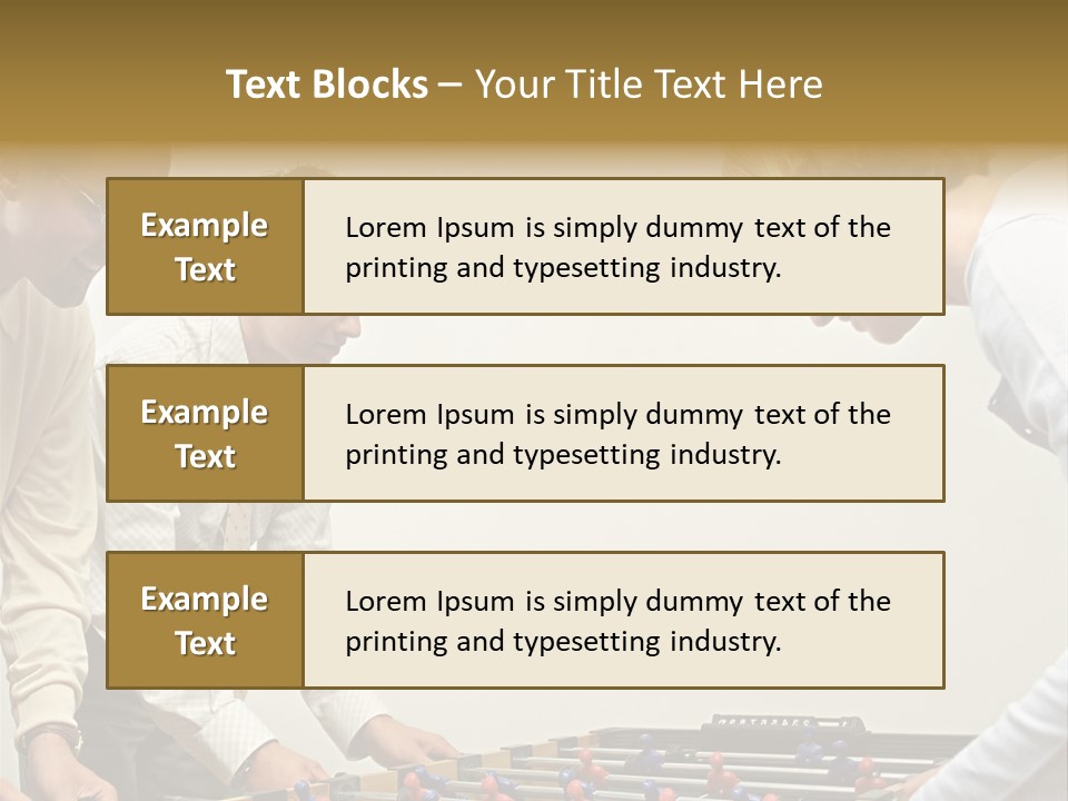 Male Posters Stockphotographs PowerPoint Template