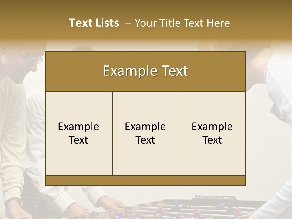 Male Posters Stockphotographs PowerPoint Template