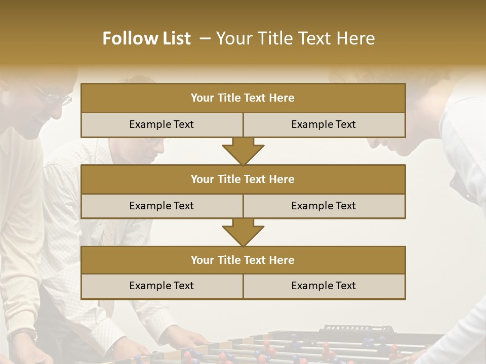 Male Posters Stockphotographs PowerPoint Template