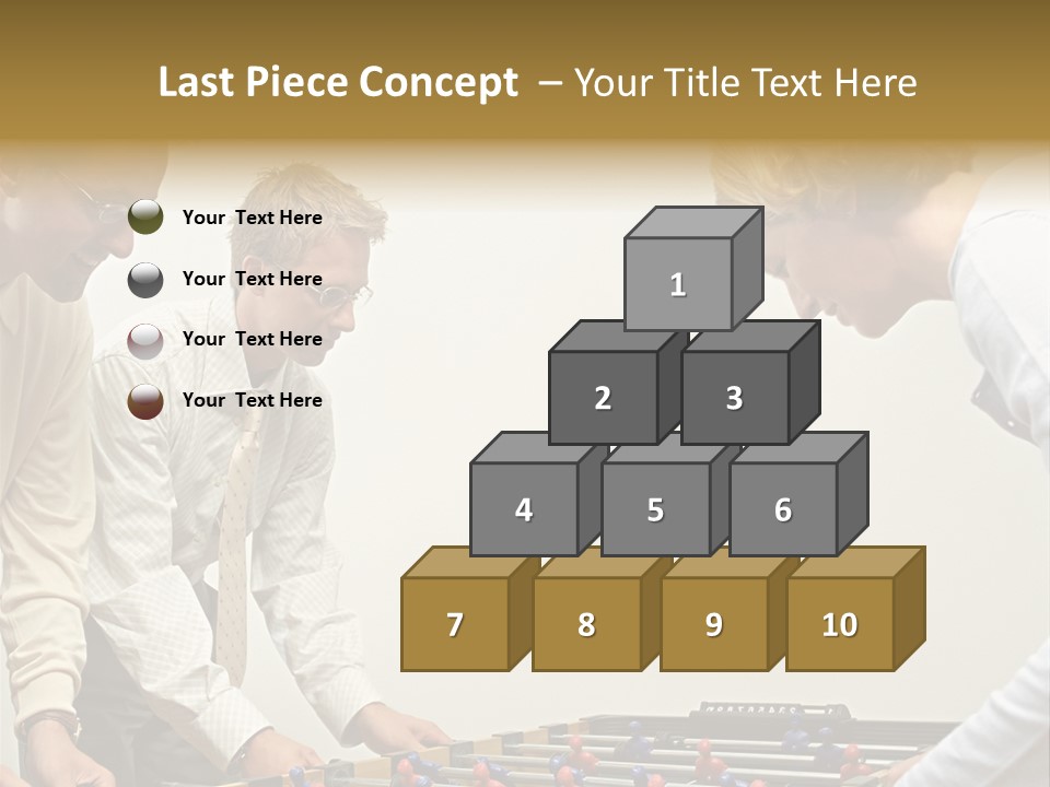 Male Posters Stockphotographs PowerPoint Template