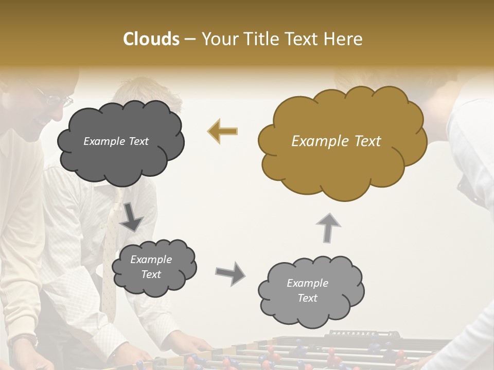 Male Posters Stockphotographs PowerPoint Template