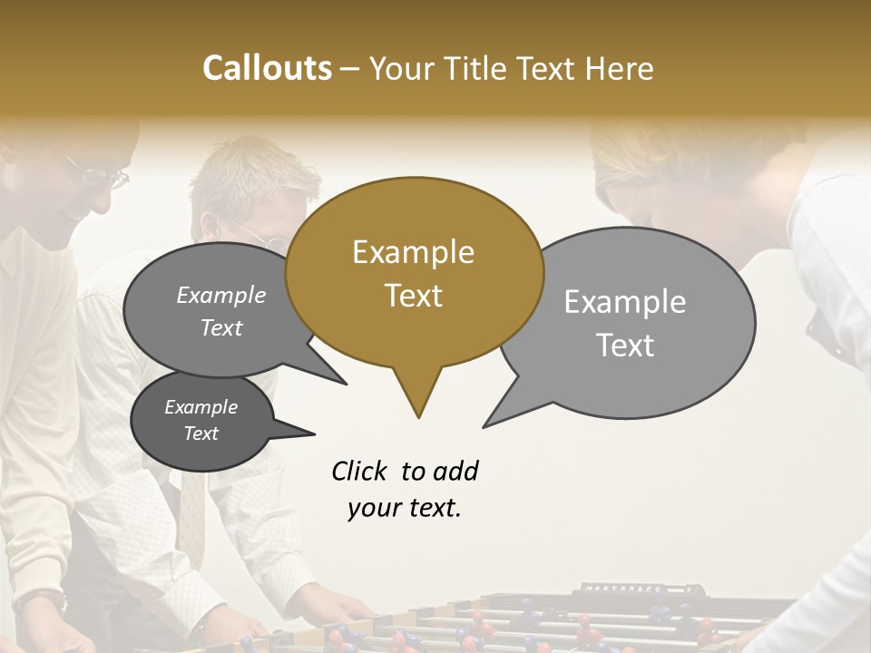 Male Posters Stockphotographs PowerPoint Template