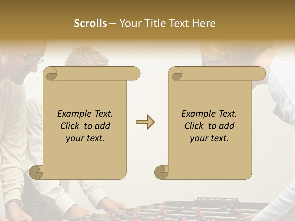 Male Posters Stockphotographs PowerPoint Template