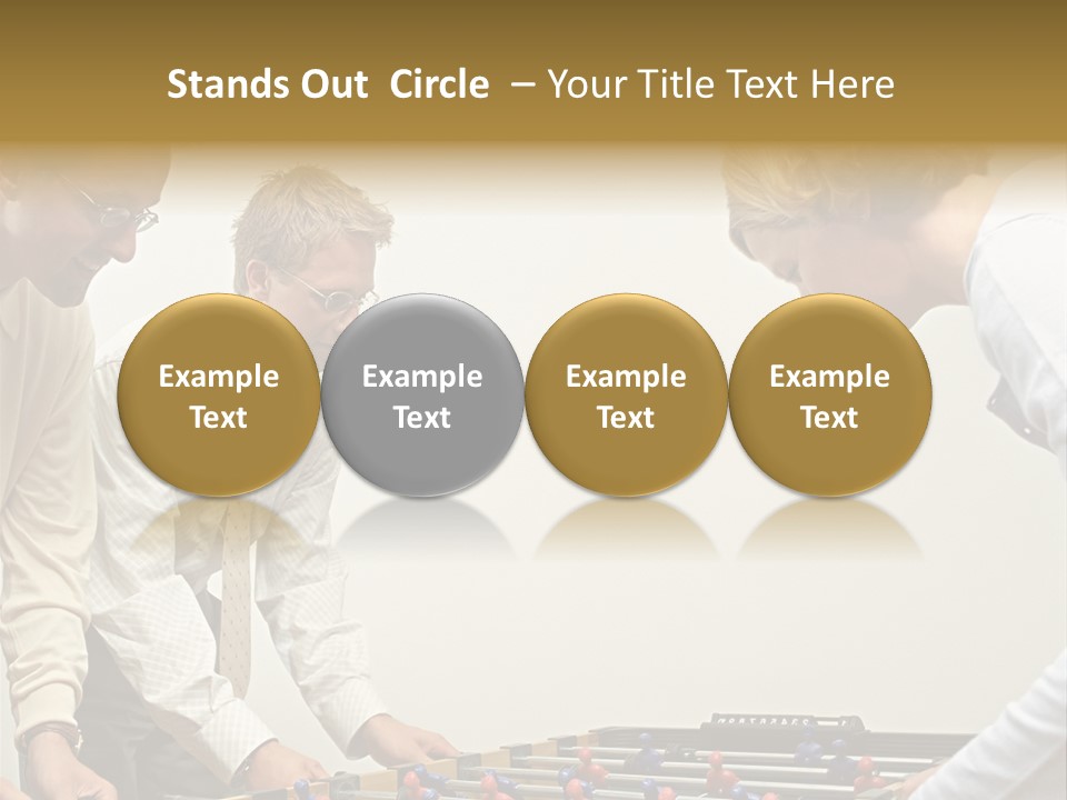 Male Posters Stockphotographs PowerPoint Template