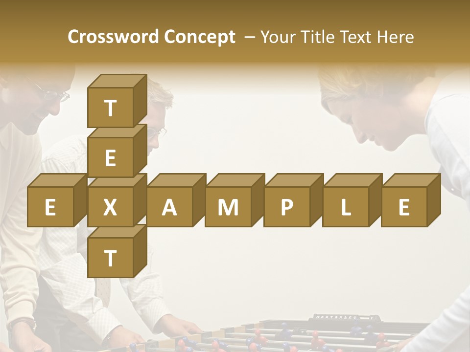 Male Posters Stockphotographs PowerPoint Template