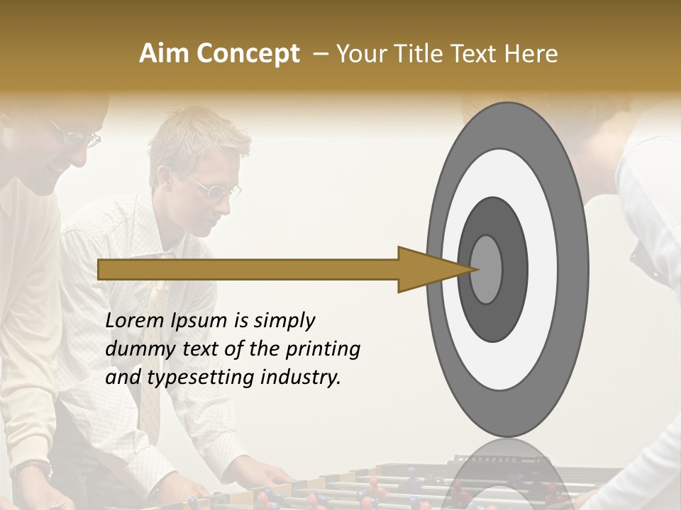 Male Posters Stockphotographs PowerPoint Template