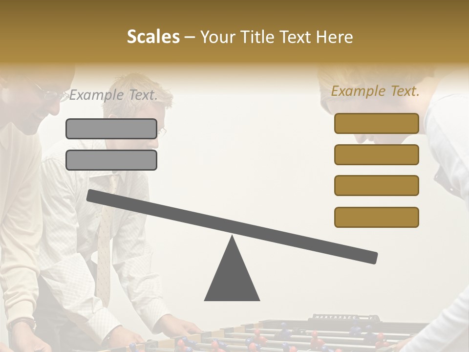 Male Posters Stockphotographs PowerPoint Template