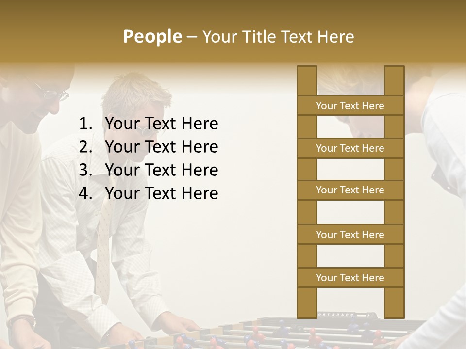 Male Posters Stockphotographs PowerPoint Template