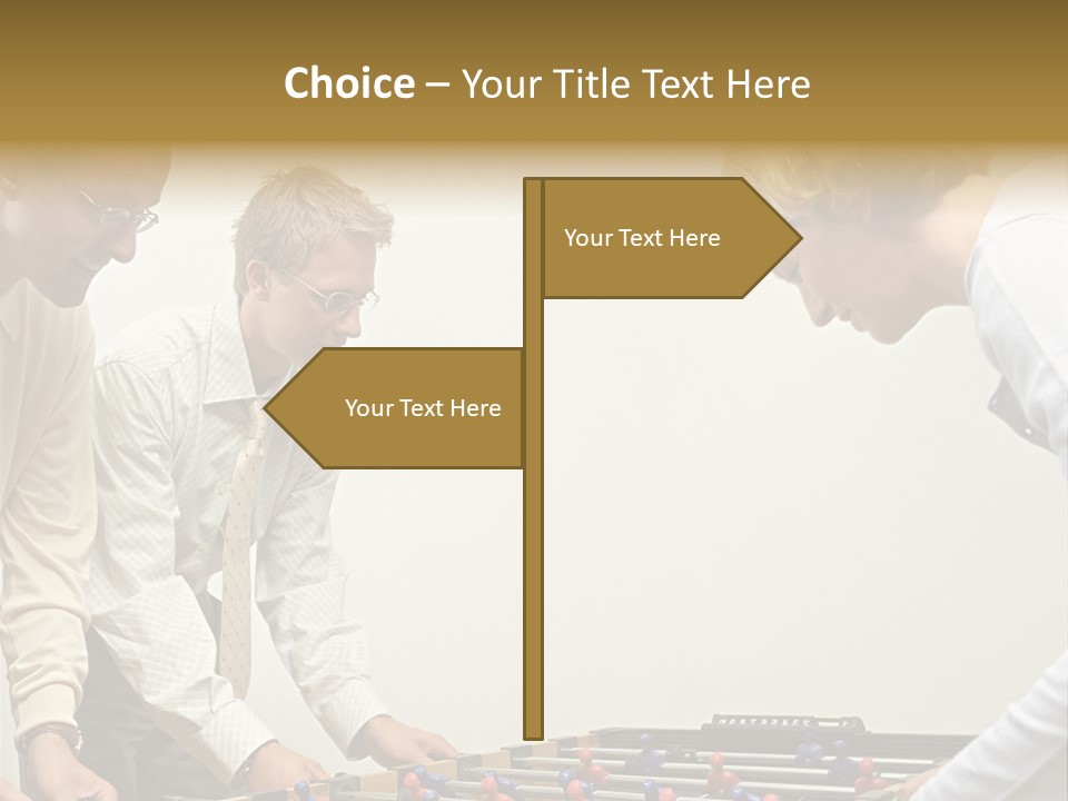 Male Posters Stockphotographs PowerPoint Template