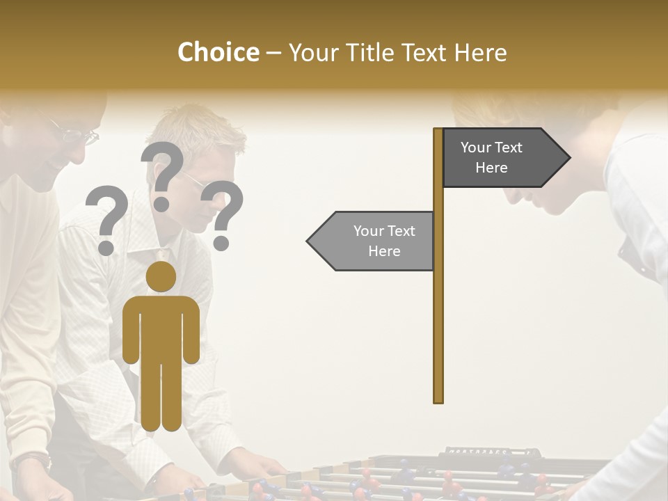 Male Posters Stockphotographs PowerPoint Template