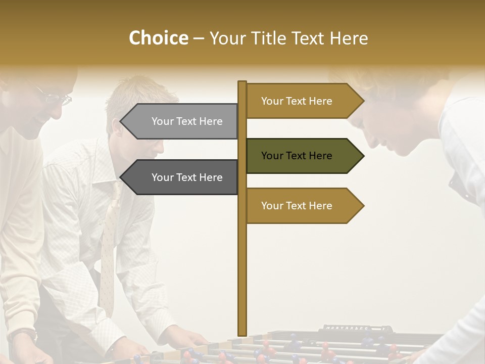 Male Posters Stockphotographs PowerPoint Template