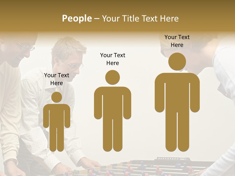 Male Posters Stockphotographs PowerPoint Template