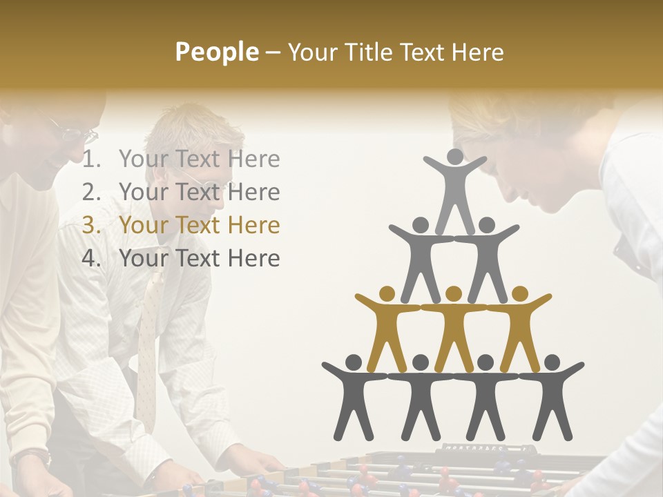 Male Posters Stockphotographs PowerPoint Template